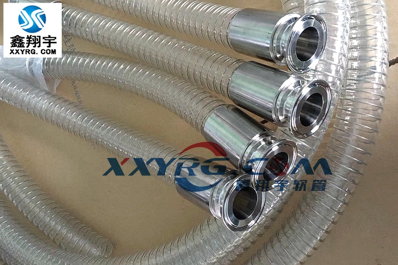 衛(wèi)生級(jí)透明硅膠鋼絲軟管 衛(wèi)生級(jí)透明硅膠鋼絲軟管